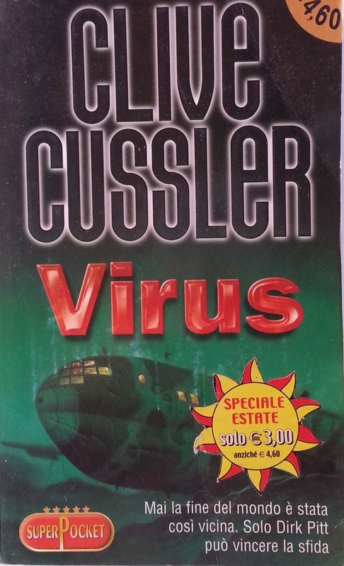 Virus,Clive Cussler,Superpocket su licenza Longanesi & C. Milano 