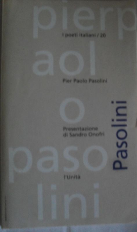 Pier Paolo Pasolini,Sandro Onofri,L'Unità