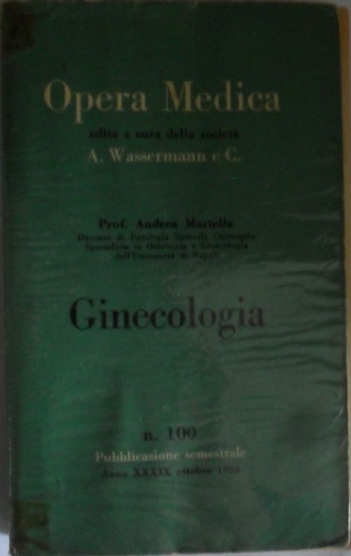  Ginecologia,Andrea Martella,A. Wasserman e C.