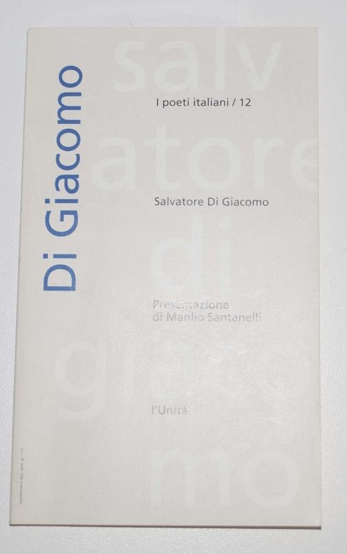 I poeti italiani/12,Salvatore Di Giacomo,l'Unità