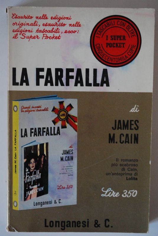 La farfalla,James m.Cain,Longanesi