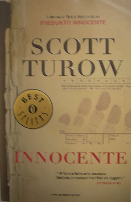 Innocente,Scott Turow,Mondadori