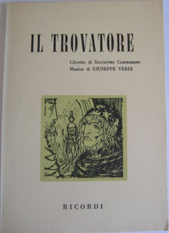 Il trovatore,Salvatore Cammarano,Ricordi
