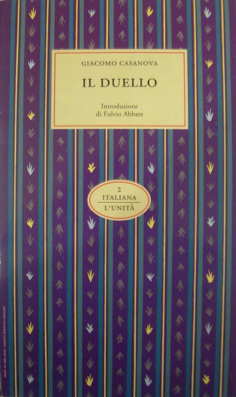Il duello,Giacomo Casanova,L'Unità
