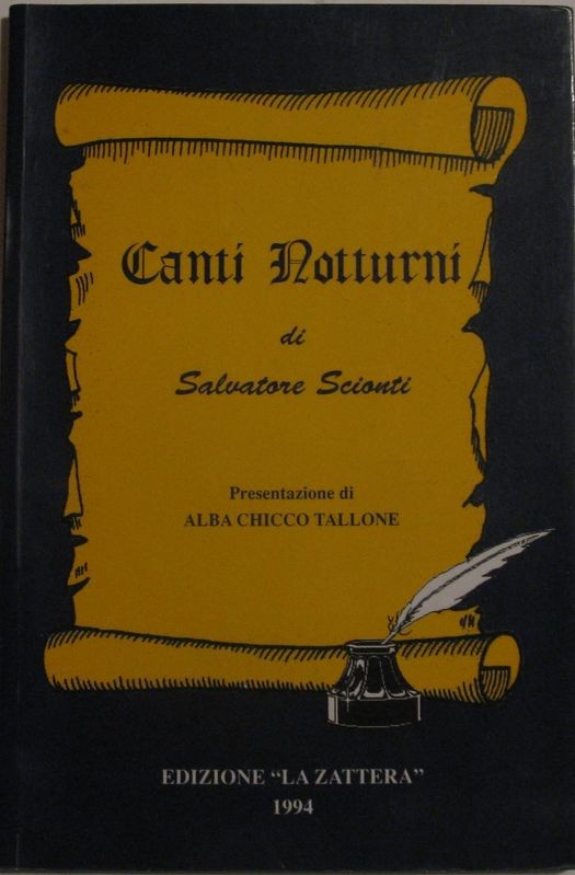 Canti notturni,Salvatore Scionti,La Zattera