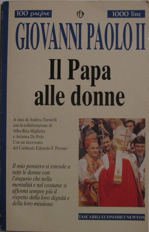 Il Papa alle donne,Giovanni Paolo II,Newton