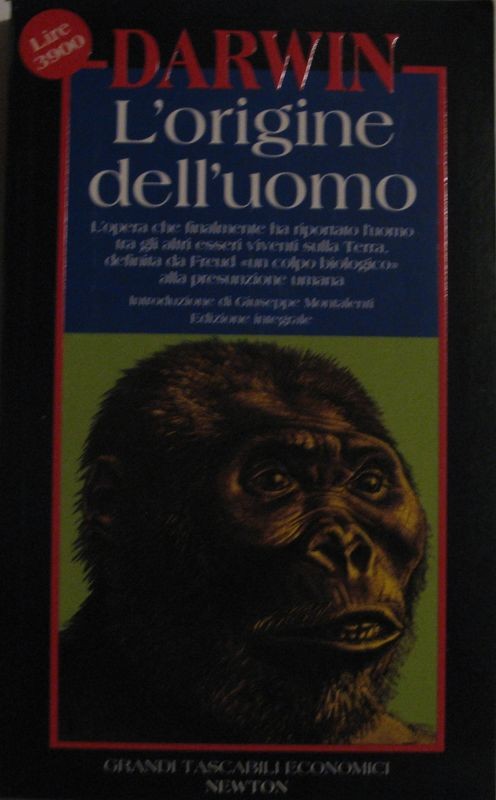 L'origine dell' uomo,Charles Darwin,Newton
