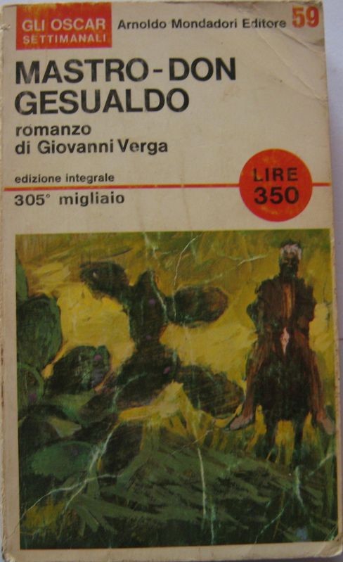 MASTRO-DON GESUALDO,Giovanni Verga,Mondadori