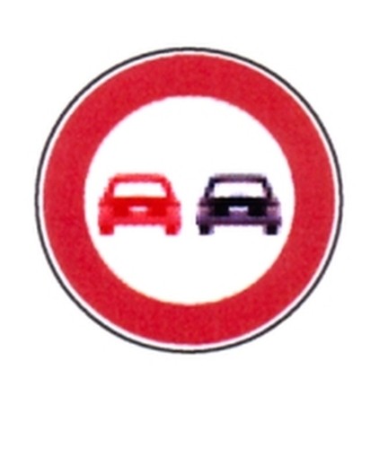 SEGNALI STRADALI FIG. 48-116 DIVIETO DI SORPASSO