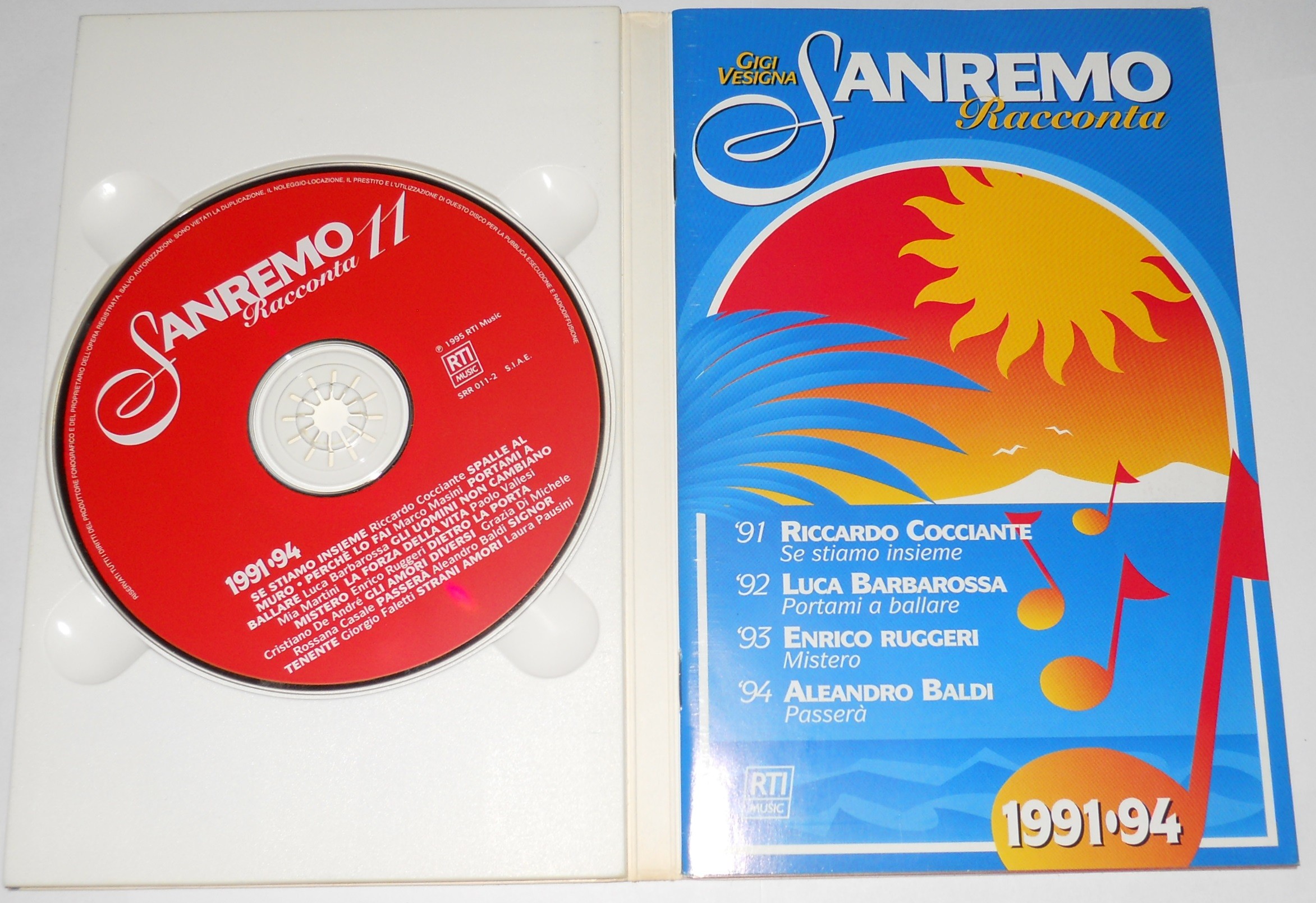 Sanremo Racconta 1991 - 1994 (Vol. 11)  di Gigi Vesigna