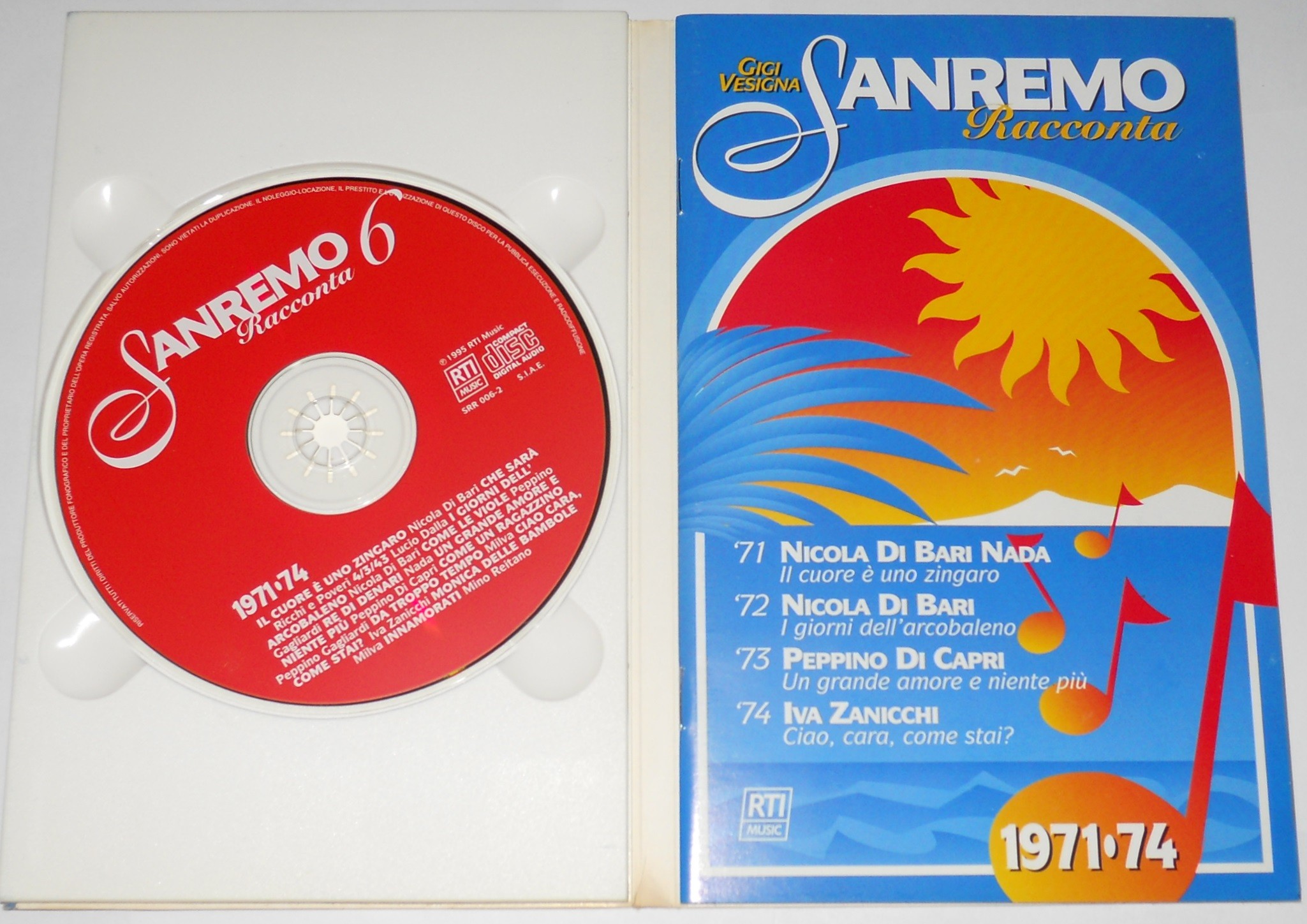 Sanremo Racconta 1971 - 1974 (Vol. 6)  di Gigi Vesigna