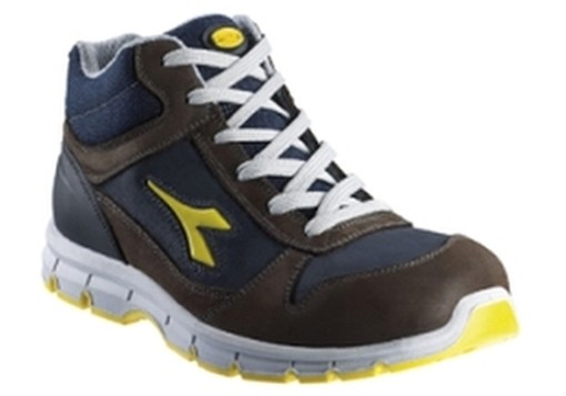 SCARPE ANTINFORTUNISTICHE D.S3 HI RUN MARRONE S.45