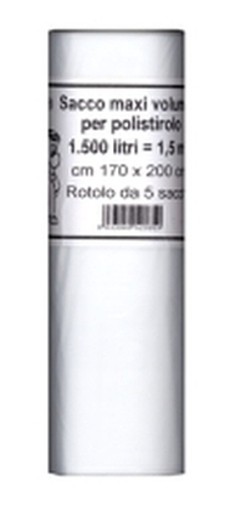 ROTOLI 8-SACCHI IMMONDIZIA MAXI LT.1500 5PZ