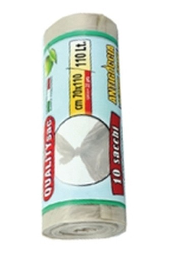 ROTOLI 20-SACCHI IMMONDIZIA TRASPARENTE LT.110 10PZ