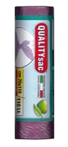ROTOLI 20-SACCHI IMMONDIZIA VIOLA LT.110 10PZ