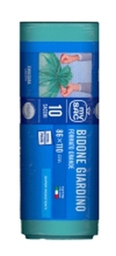 ROTOLI 15-SACCHI IMMONDIZIA VERDI LT.120 10PZ