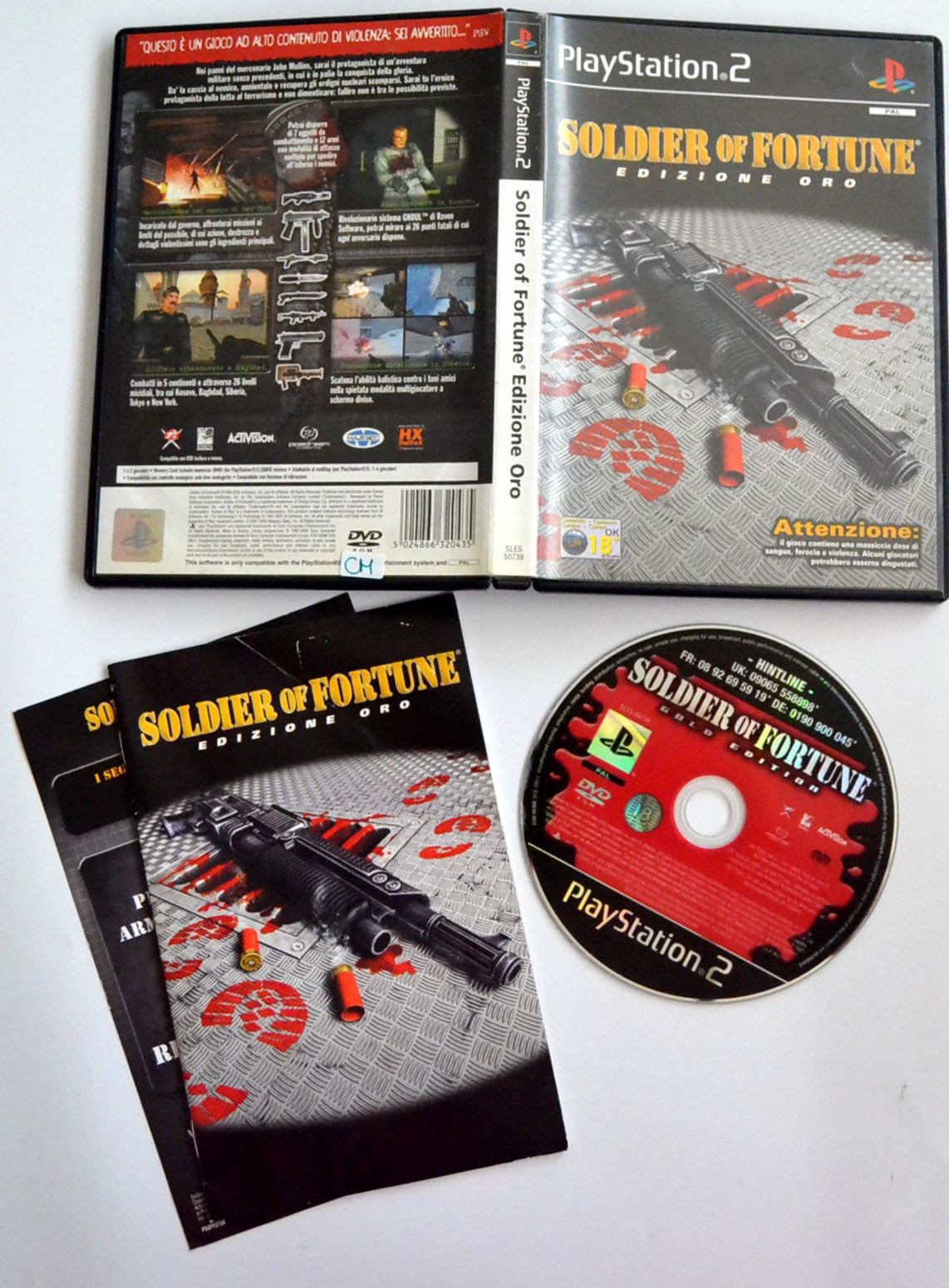 Soldier Of Fortune Edizione Oro PS2