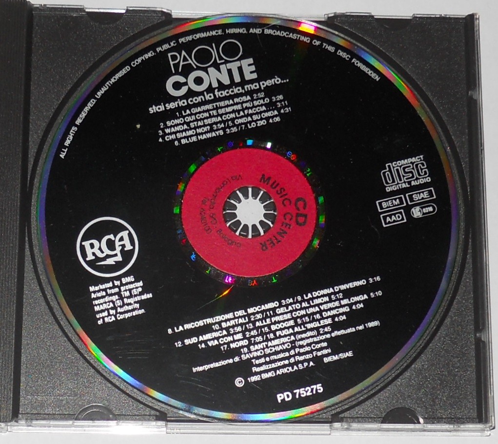 Paolo Conte - Stai Seria Con La Faccia, Ma Pero'...