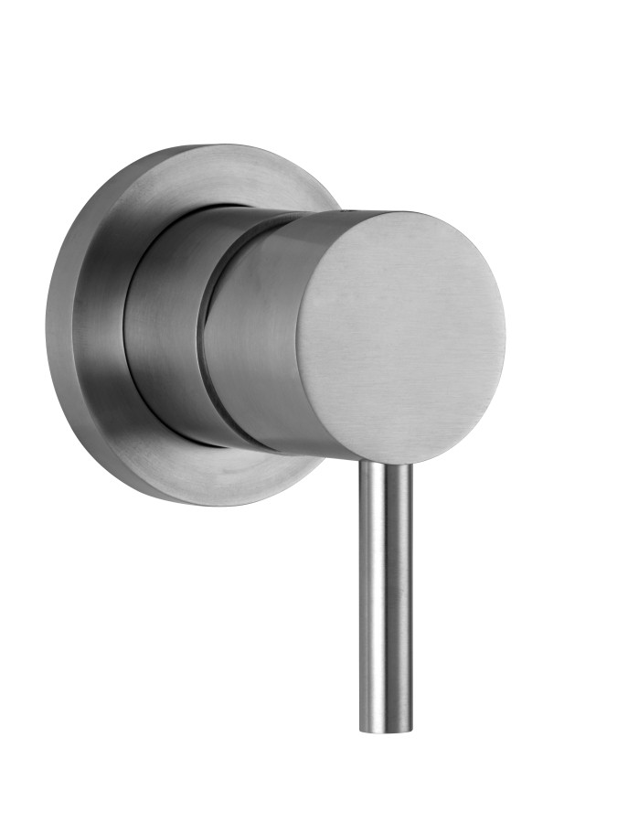 STEEL Miscelatore incasso in Acciaio