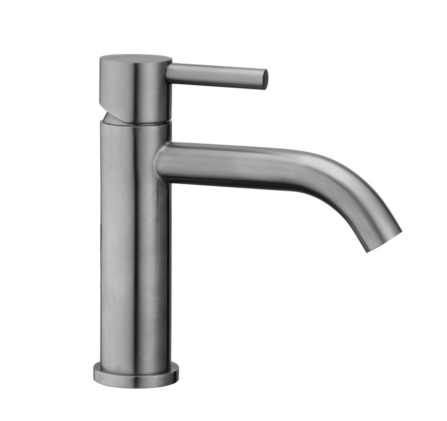STEEL Miscelatore lavabo Senza Scarico in Acciaio