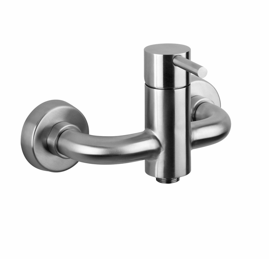 STEEL Miscelatore doccia esterno att.1/2 in Acciaio