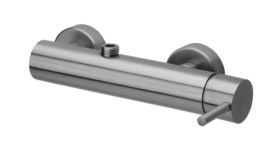 STEEL Miscelatore doccia esterno 3/4' Rovesciato in Acciaio