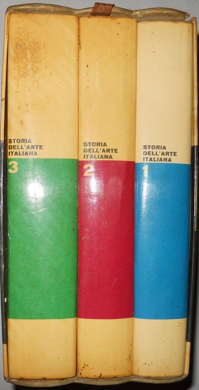 Storia dell'arte italiana. 3 Volumi