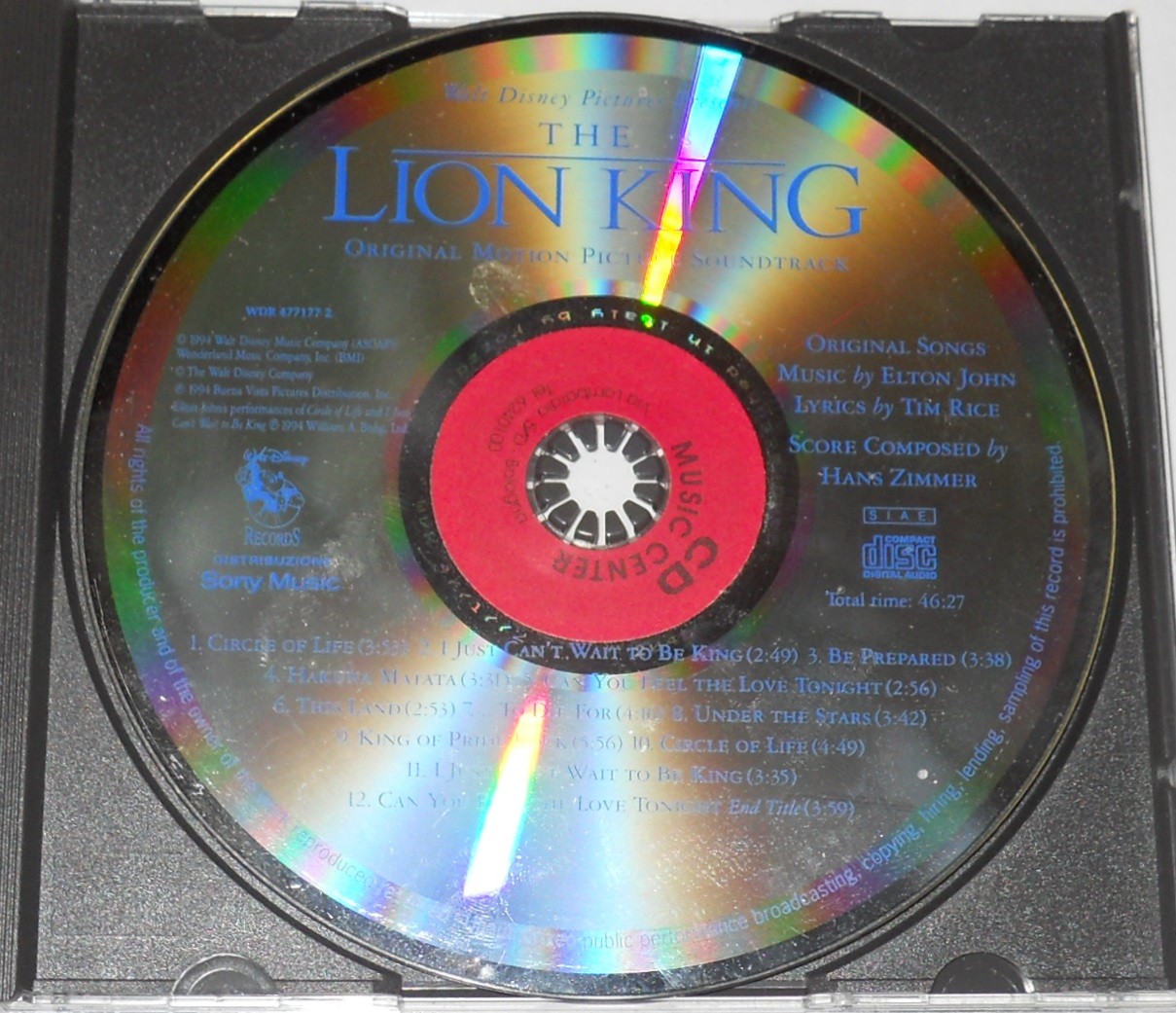 The Lion King Soundtrack 