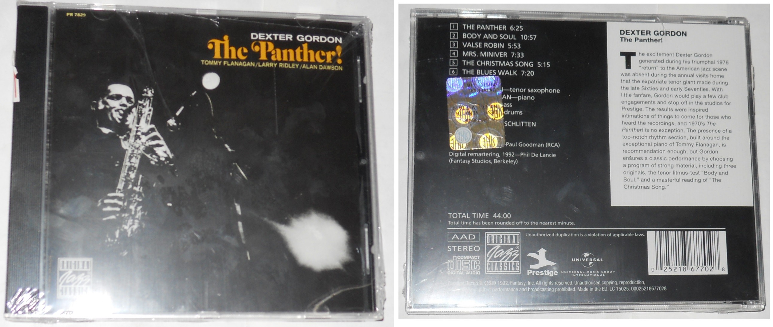 Dexter Gordon - The Panther!