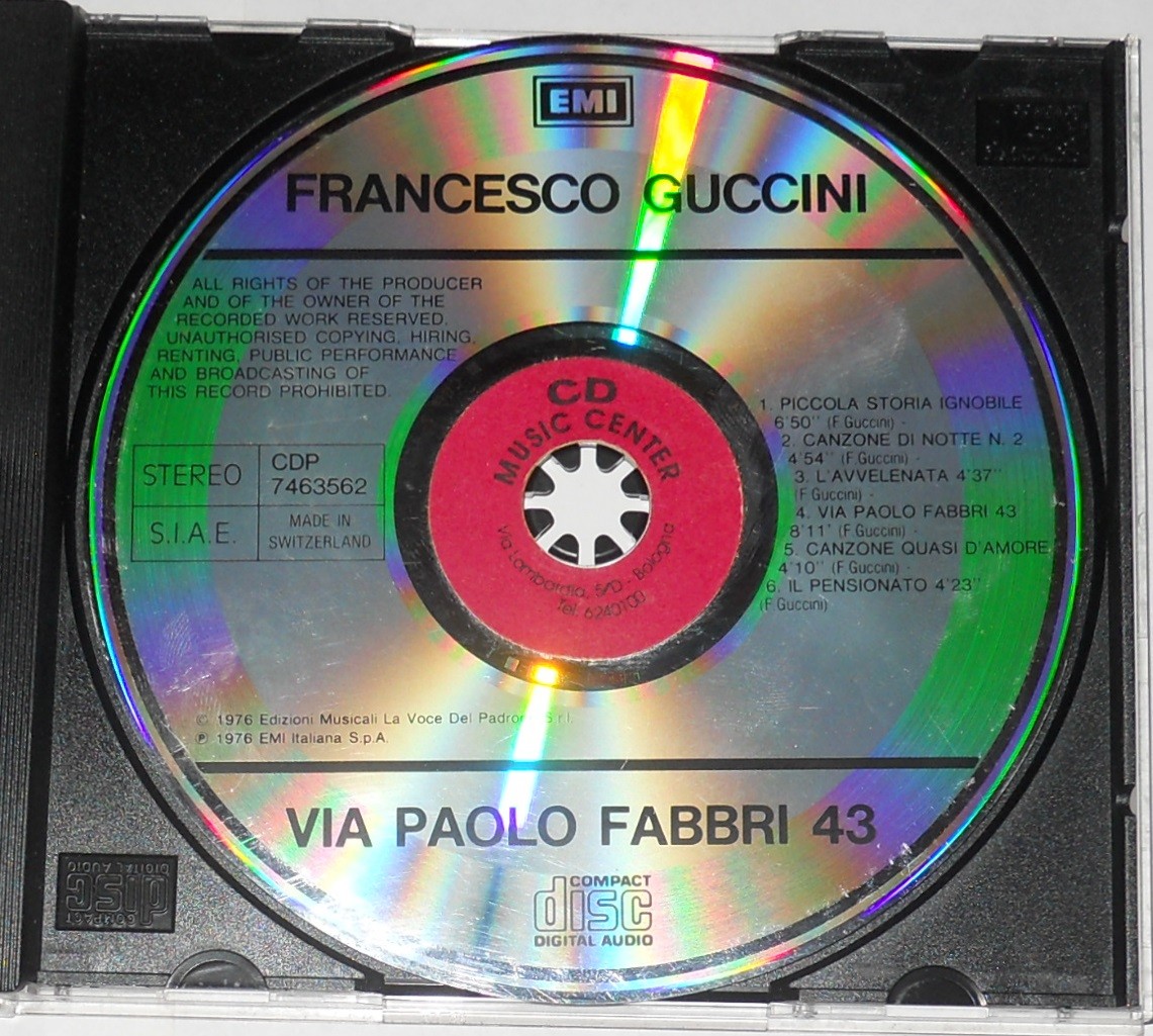 Francesco Guccini - Via Paolo Fabbri 43