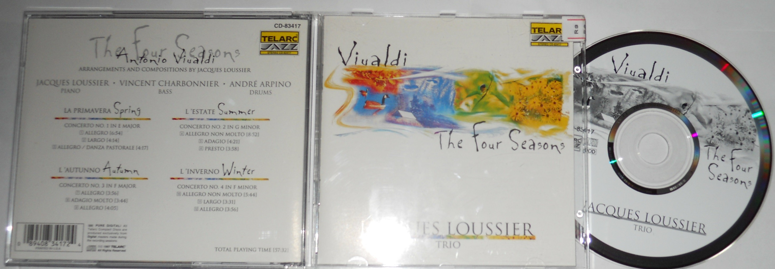 Jacques Loussier Trio - Antonio Vivaldi: The Four Seasons