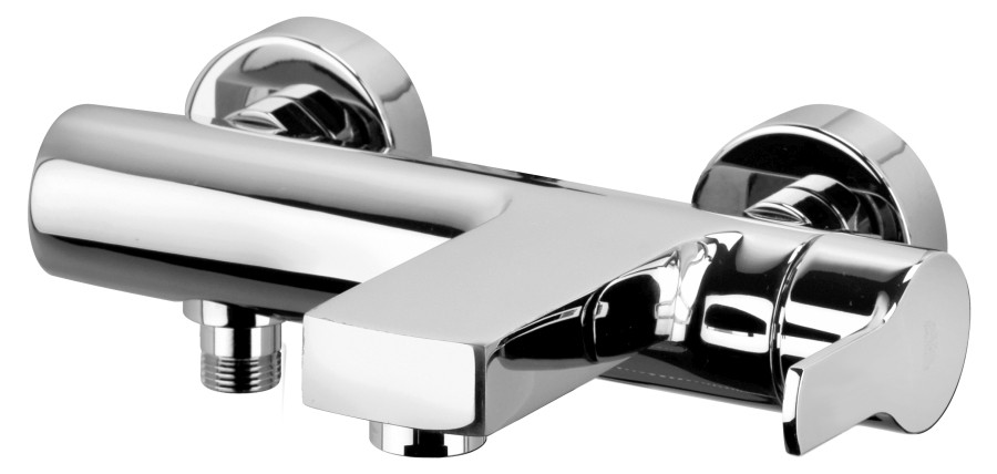 RINGO Miscelatore vasca con duplex doccia Level nero opaco