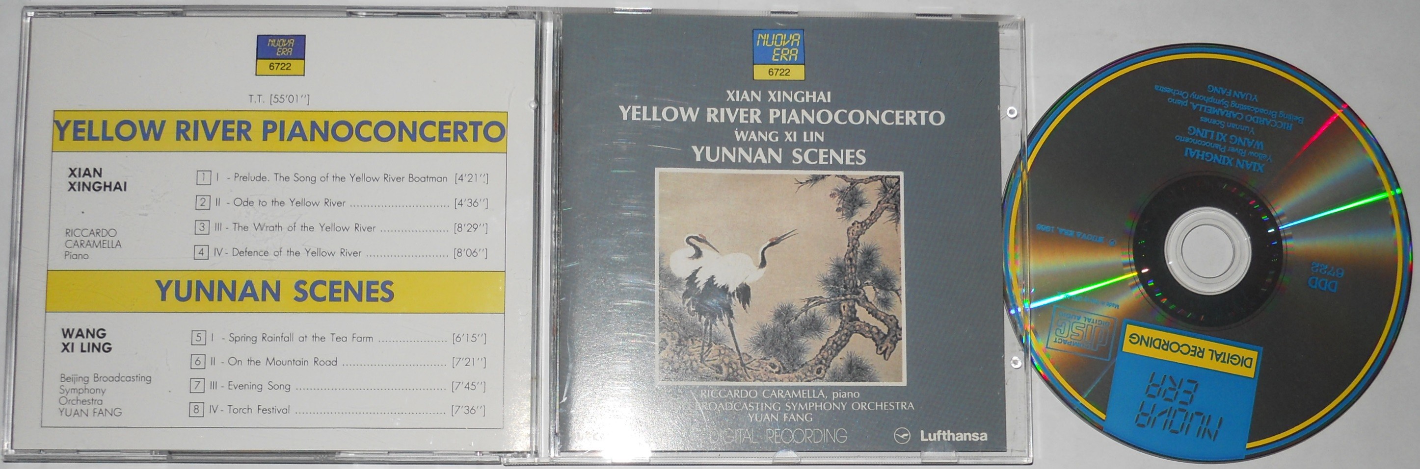 XIAN XINGHAI - YELLOW RIVER PIANOCONCERTO, YUNNAN SCENES - CD