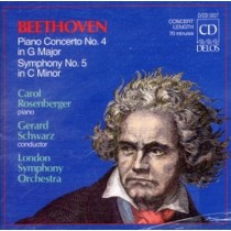 Sinfonia n.5 op.67, Concerto per pianoforte n.4 op.58  BEETHOVEN LUDWIG VAN