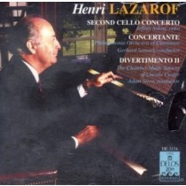 Secondo concerto per violoncello, Concertante per 16 archi e 2 corni francesi  LAZAROF HENRI