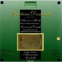 Amore e morte (liriche rare e inedite)  DONIZETTI GAETANO