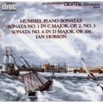 Sonata x pf n.1 op.2, n.6 op.106, Integrale delle Sonate x pf vol.1  HUMMEL JOHANN NEPOMUK