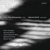 Honegger, Martinu, Bach, Pintscher, Ravel (brani per violino e violoncello)  ZIMMERMANN FRANK PETER  vl