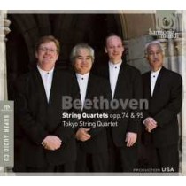 Quartetto per archi n.10 op.74, n.11 op.95  BEETHOVEN LUDWIG VAN