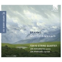 Quintetto per pianoforte Op.34, Quintetto per clarinetto Op.115  BRAHMS JOHANNES