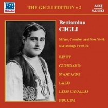 Gigli Edition Vol.2: Registrazioni Milano, Camden & New York 1919-22  GIGLI BENIAMINO