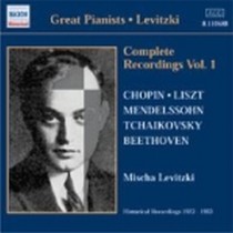 Mischa Levitzki Complete Recordings, Volume 1: 1923-1933  LEVITZKI MISCHA  pf