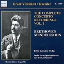 Fritz Kreisler: The Complete Concerto Recordings Vol.1  KREISLER FRITZ  vl