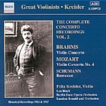 Fritz Kreisler: The Complete Concerto Recordings Vol.2  BLECH LEO Dir  