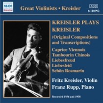 Kreisler plays Kreisler (brani originali e trascrizioni)  KREISLER FRITZ