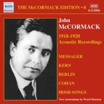 Edition Vol.8: The acoustic Recordings (1918-1920)  McCORMACK JOHN