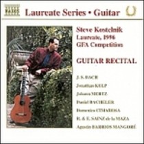 Composizioni di BACH, KULP, MERTZ, BACHELER, CIMAROSA, SAINZ DE LA MAZA, BARRIOS  VARI