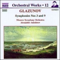Sinfonia n3 op.33, n.9  GLAZUNOV ALEXANDER KOSTANTINOVICH