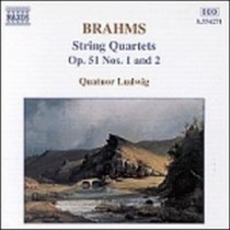 Quartetto x archi n.1 e n.2 op.51  BRAHMS JOHANNES