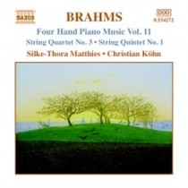 Opere per pianoforte a 4 mani (integrale), Vol.11  BRAHMS JOHANNES